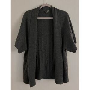 One Girl Who Cashmere Short Sleeve Cardigan Small
